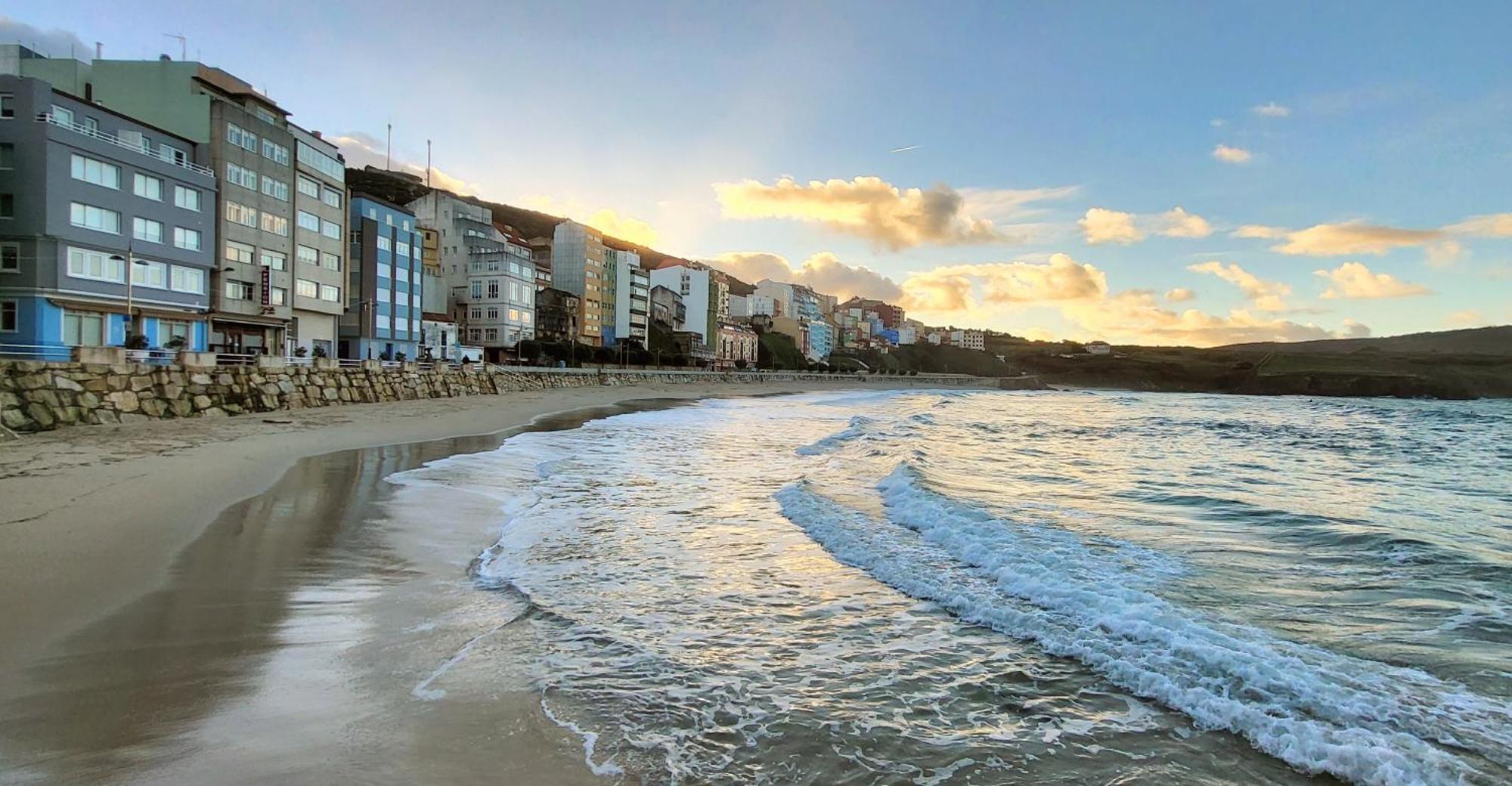 Ag Miramar Malpica X4 Vistas Playa Costa Da Morte Buitenkant foto