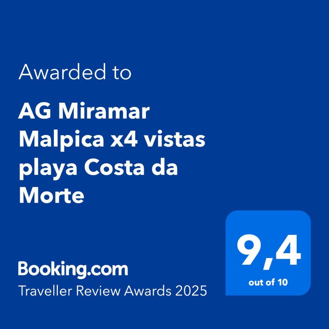 Ag Miramar Malpica X4 Vistas Playa Costa Da Morte Buitenkant foto
